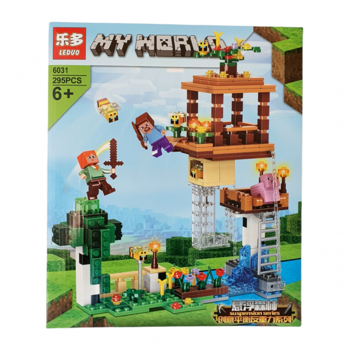 Set de constructie mare , MyWorld of Minecraft , 295 piese. [1]