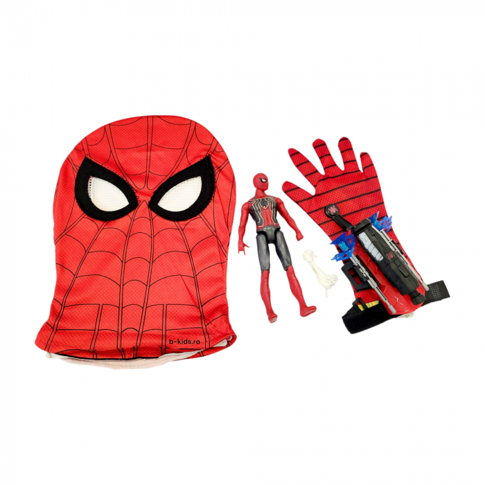 Set Spiderman, masca, manusa si lansator [1]
