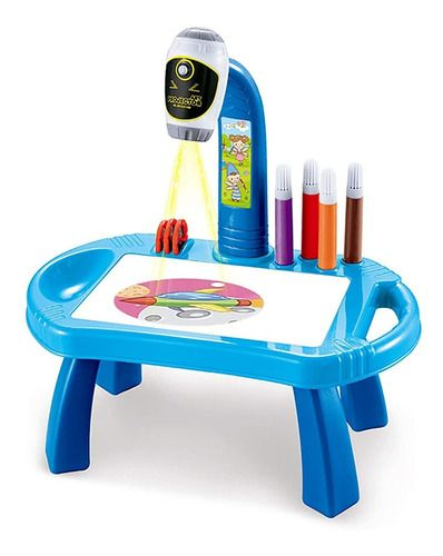 Masa desen educationala cu proiector, albastra [5]