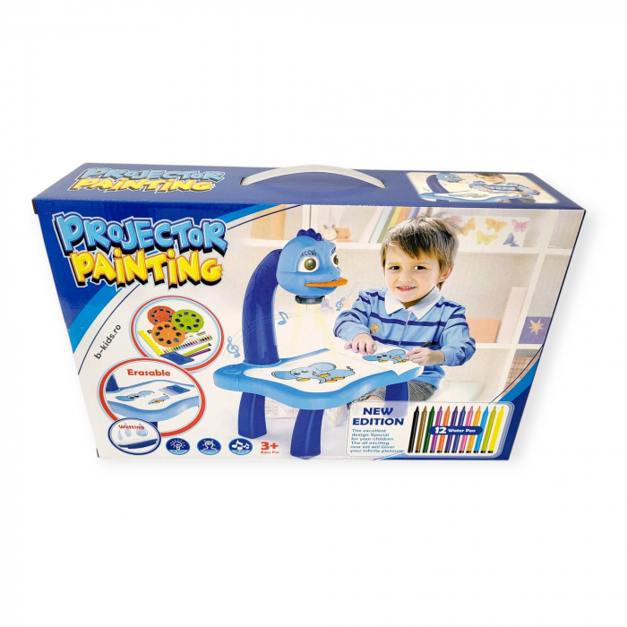 Masa desen educationala cu proiector, albastra [7]