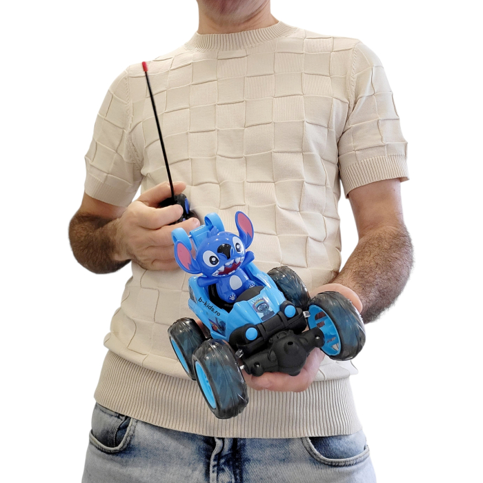 Mașinuță Crazy Stitch – Rotatii 360° și Lumini cu acumulator [6]