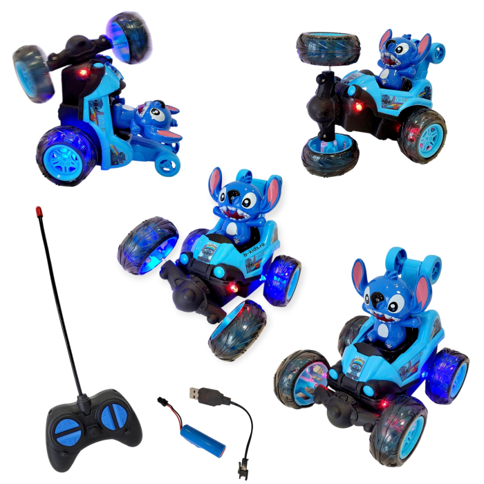 Mașinuță Crazy Stitch – Rotatii 360° și Lumini cu acumulator [3]