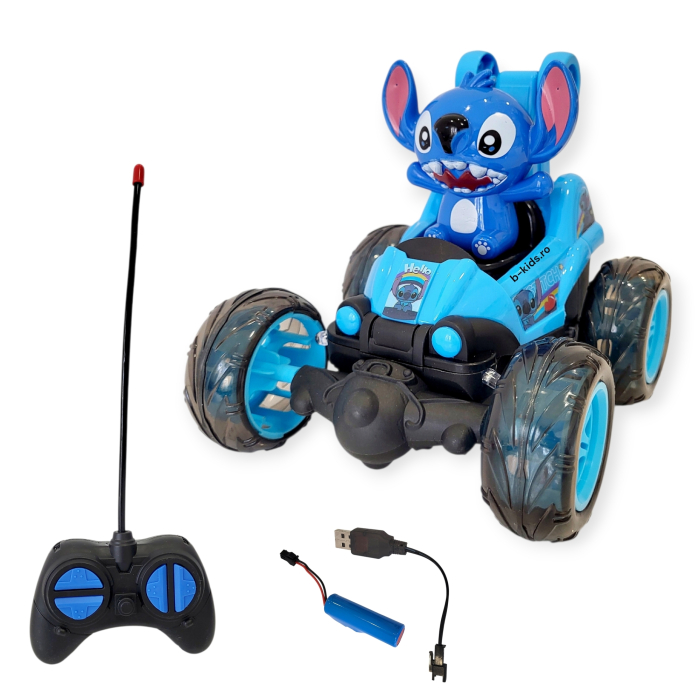 Mașinuță Crazy Stitch – Rotatii 360° și Lumini cu acumulator [5]