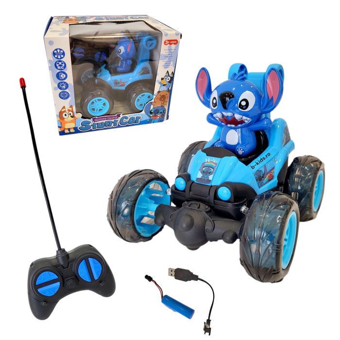 Mașinuță Crazy Stitch – Rotatii 360° și Lumini cu acumulator [2]