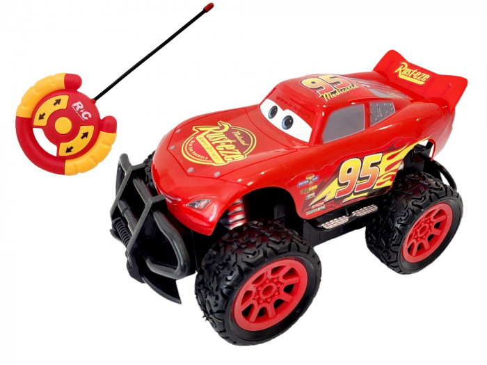 Masina de jucarie cu telecomanda, Fulger - McQueen, Off Road Vehicle, Cars, Rosie, B-Kids [1]