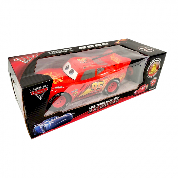 Masina mare de jucarie cu telecomanda, Fulger - McQueen, Hot Car , Cars, Rosie [7]