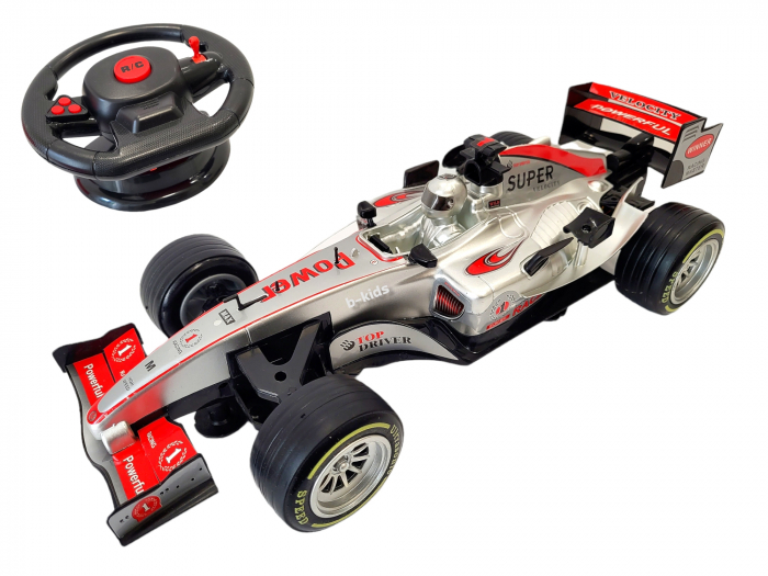 Masina mare de jucarie cu telecomanda volan, Formula 1 [2]