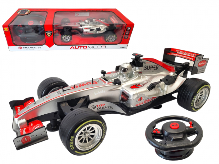 Masina mare de jucarie cu telecomanda volan, Formula 1 [1]