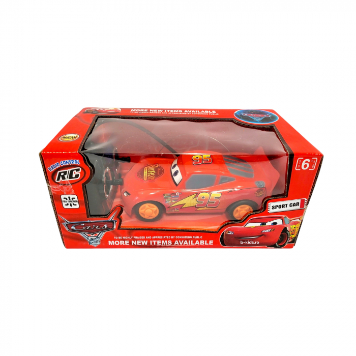 Masinuta cu telecomanda - Fulger McQueen, Cars 2 [5]