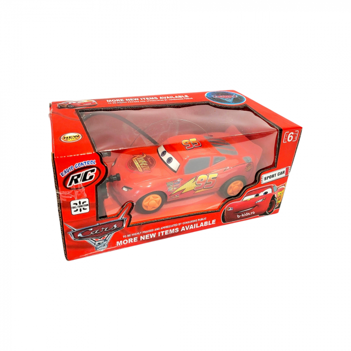 Masinuta cu telecomanda - Fulger McQueen, Cars 2 [2]