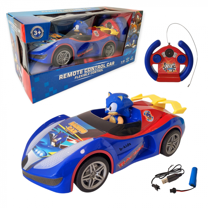 Masinuta Sonic cu telecomanda si acumulator. [1]