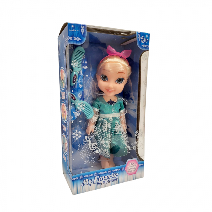 Papusa mare Anna si Elsa, muzicale, cu lumina [3]