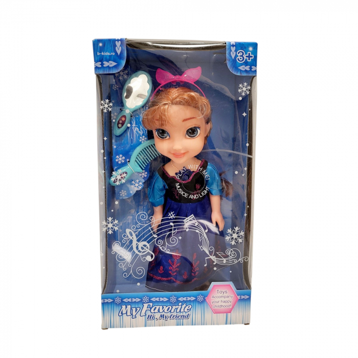 Papusa mare Anna si Elsa, muzicale, cu lumina [2]
