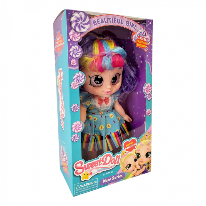 Papusa Sweet Doll - Fashion Design, frumos colorata cu ochii sclipitori [5]