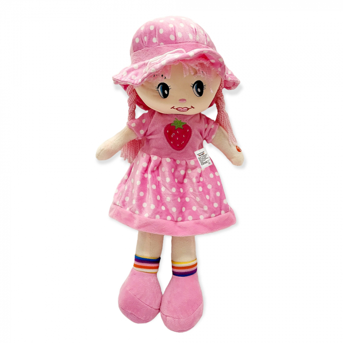 Papusica mare care vorbeste si canta in Limba Romana, 60 cm inaltime, roz [2]