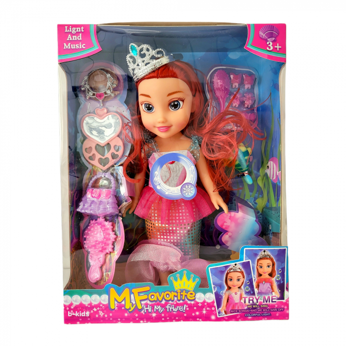 Papusica, Mica Sirena cu sunete, lumini si accesori, m2 [1]