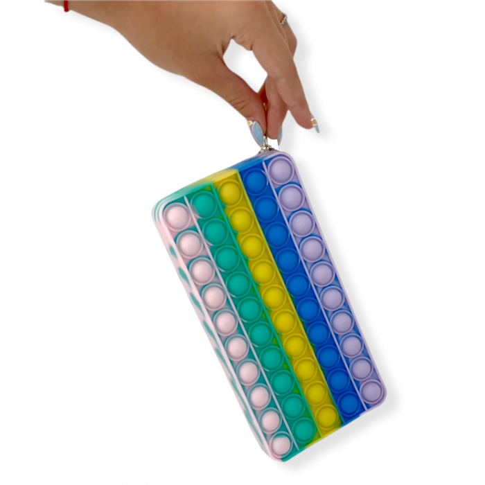 Penar Pop It, Rainbow, cu fermoar [7]