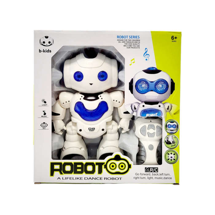 Robot interactiv Q8 "Android" cu telecomanda, dansator. [1]
