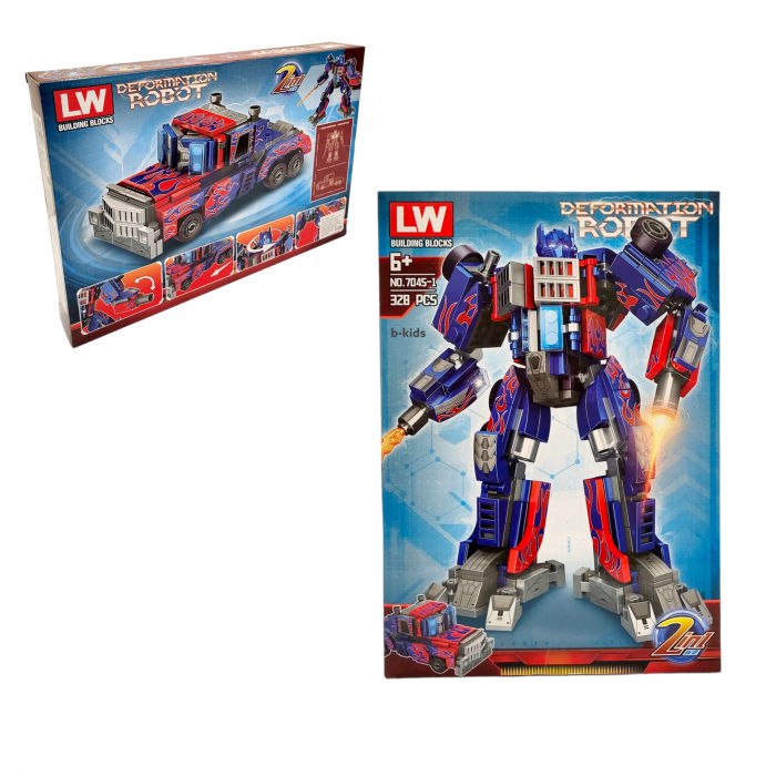 Set constructie - Robot Transformers - 2 in 1 - Optimus Prime, 328 piese [5]