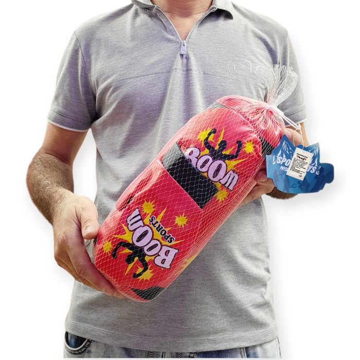 Sac de box + manusi, set de jucarie, b-kids, 30 cm. [3]