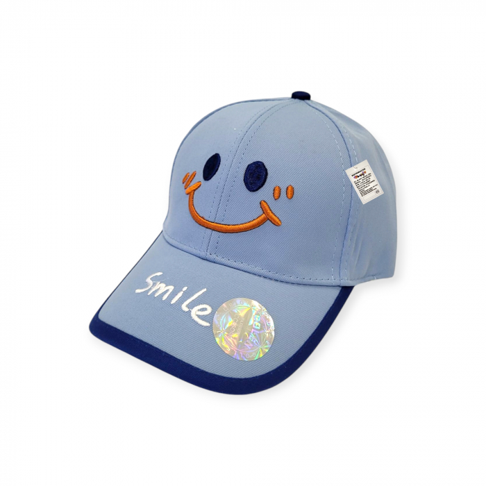 Sapcă pentru copii de vară, Smiley, blue, 4-10 ani [1]