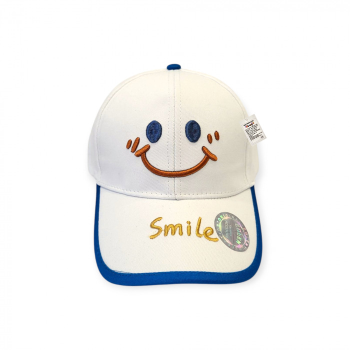 Sapcă pentru copii de vară, Smiley, alba, 4-10 ani [2]