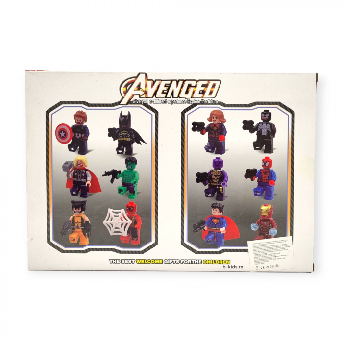 Set 12 figurine jucarie Avengers tip Lego [3]