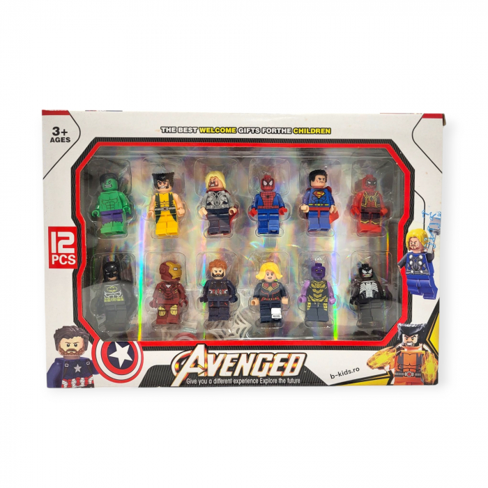 Set 12 figurine jucarie Avengers tip Lego [1]