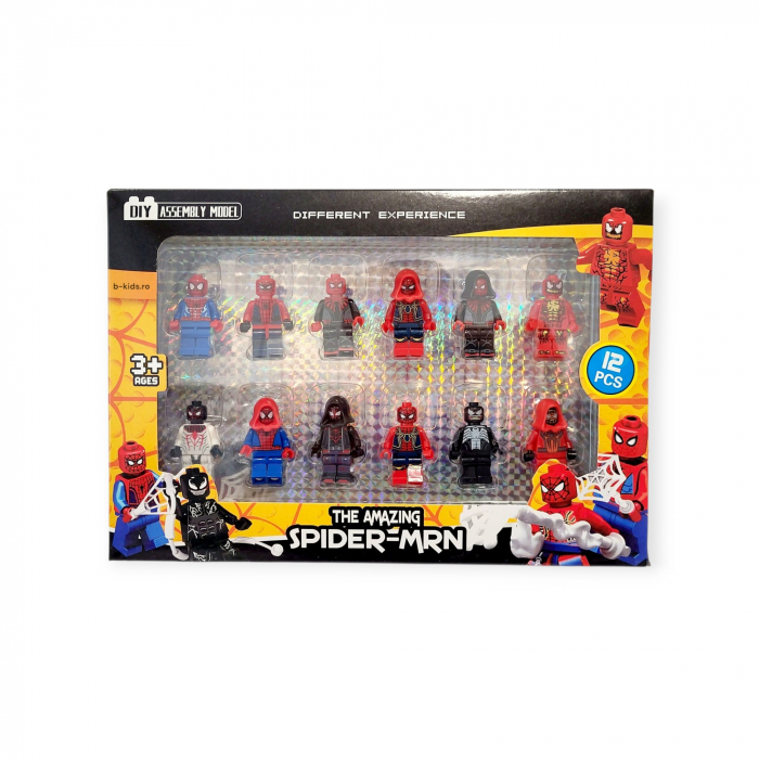Set 12 figurine jucarie tip Spider-Man, model Lego [1]