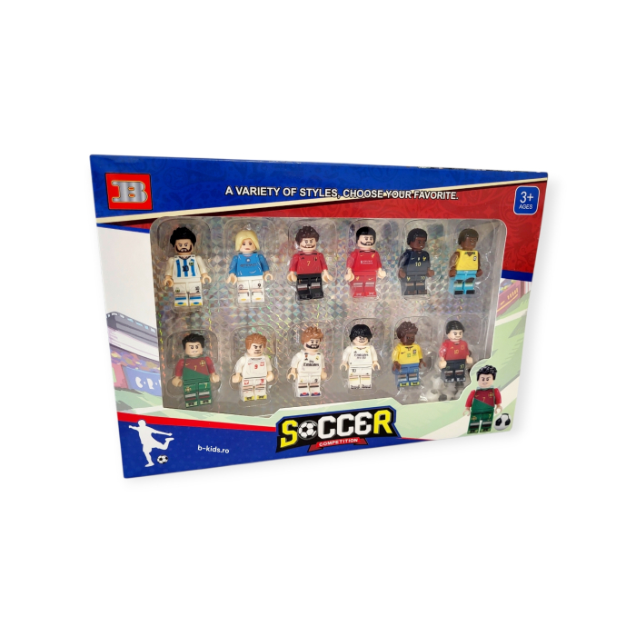 Set 12 Figurine Soccer Competition cu mingii– Creează-ți Propria Echipă de Campioni! [3]