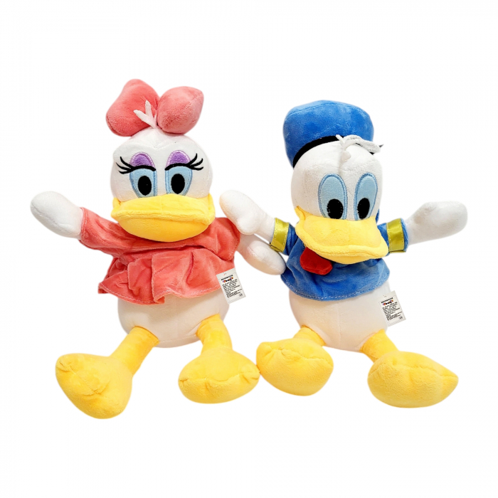 Set 2 figurine de plus Donald si Daisy Duck - 35 cm, muzicale. [1]