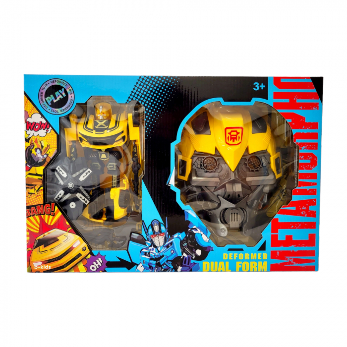 Set 2 in 1, robot transformers si masca, Bumblebee [1]