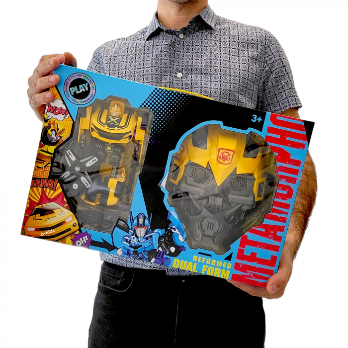 Set 2 in 1, robot transformers si masca, Bumblebee [4]