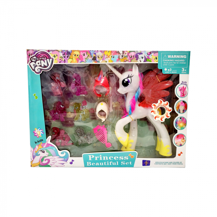 Set 7 figurine My Little Pony, cu accesorii, lumina si sunet [1]