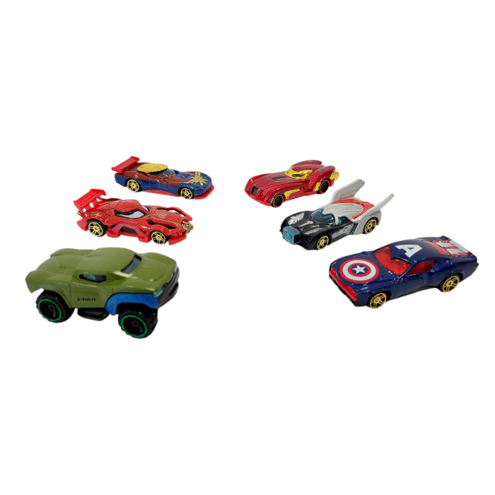 Set 6 masinute metalice, Hot Winners - Avengers [2]