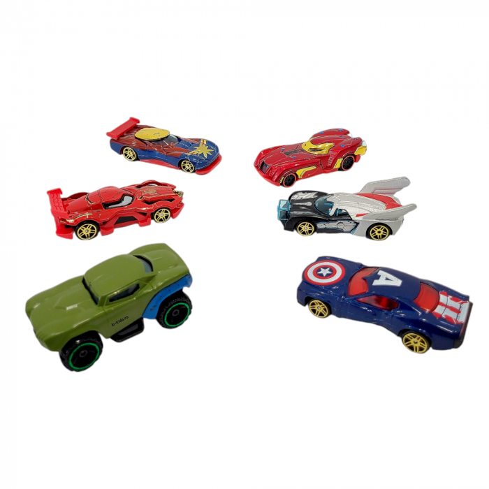 Set 6 masinute metalice, Hot Winners - Avengers [4]