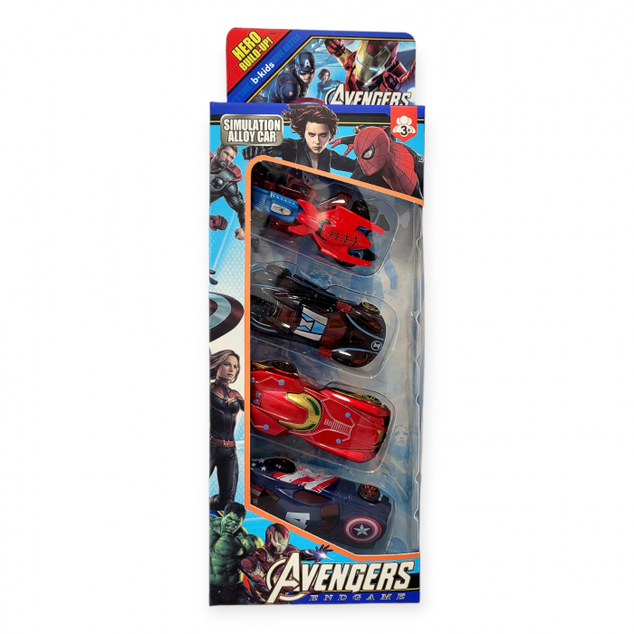 Set 4 masinute metalice, Avengers [2]