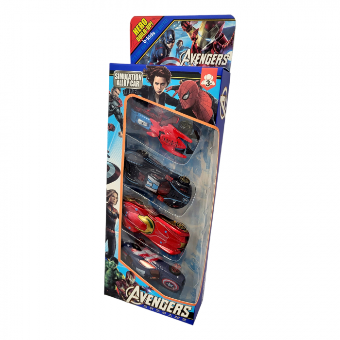 Set 4 masinute metalice, Avengers [3]