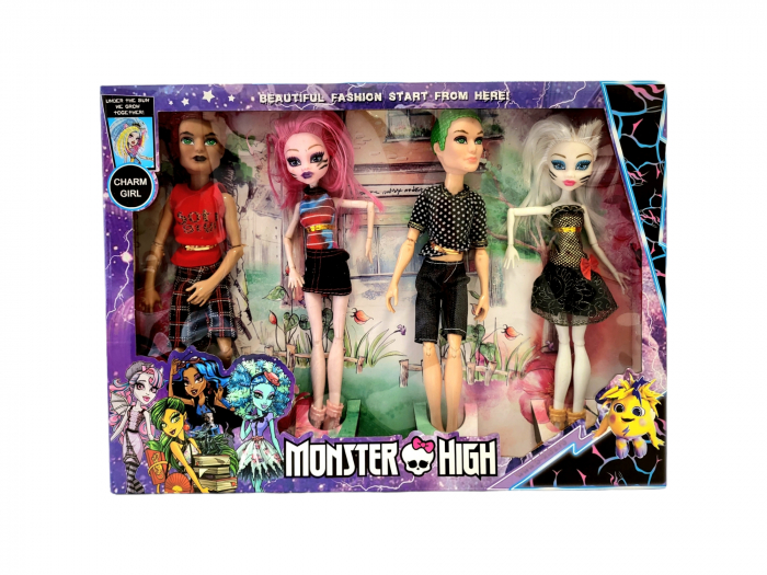Set 4 papusi - Monster High, new serier, b-kids [1]