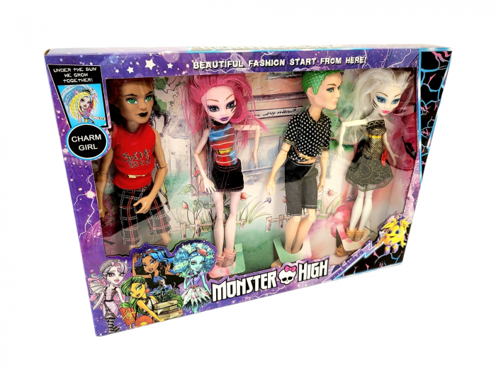Set 4 papusi - Monster High, new serier, b-kids [2]