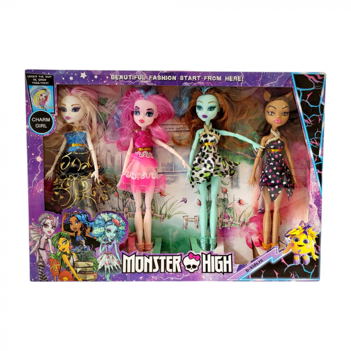 Set 4 papusi - Monster High, new serier, b-kids [1]