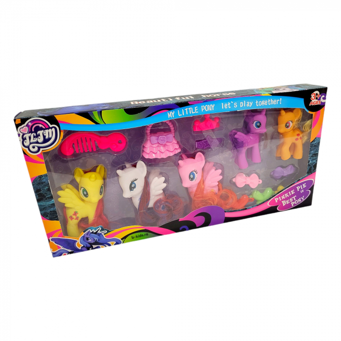 Set 5 figurine Ponei cu accesorii [3]