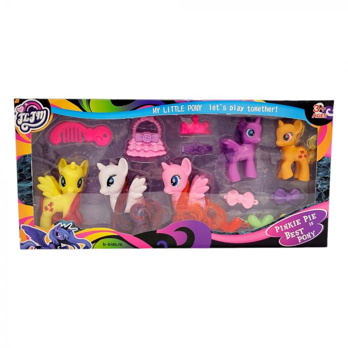 Set 5 figurine Ponei cu accesorii [4]