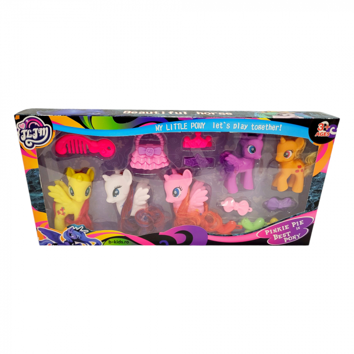 Set 5 figurine Ponei cu accesorii [2]