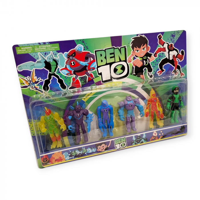 Set 6 figurine Ben 10, Eroi diferiti [1]