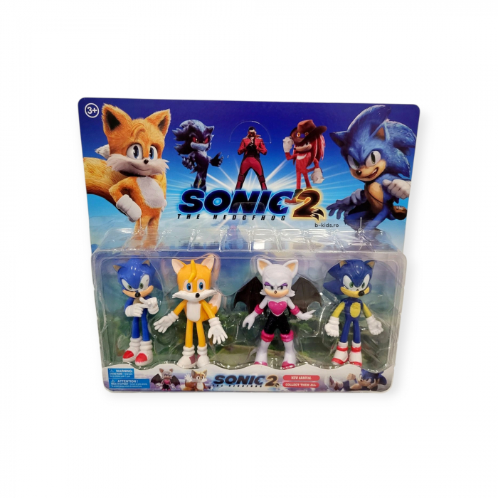 Set 4 figurine Sonic 2 - The Hedgehog, Rounge [2]
