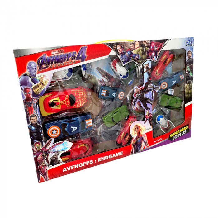 Set 14 masinute Avengers 4 din plstic. [1]