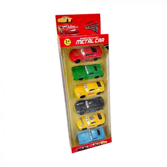 Set 6 masinute metalice de curse din seria Cars [3]