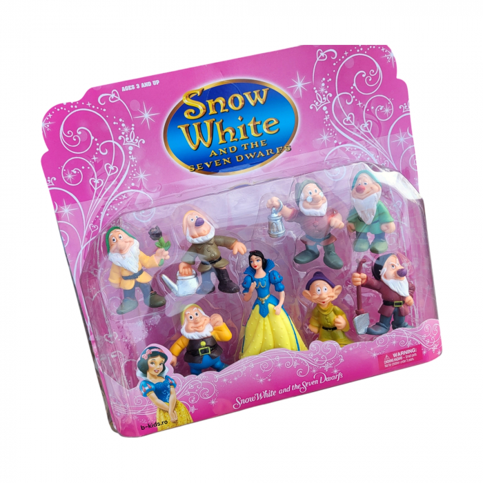 Set 8 figurine Alba ca Zăpada și cei 7 pitici [2]
