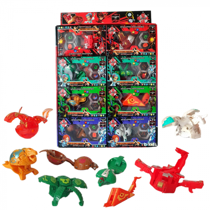 Set 8 Figurine Bakugan, Battle Pack - Different types [4]